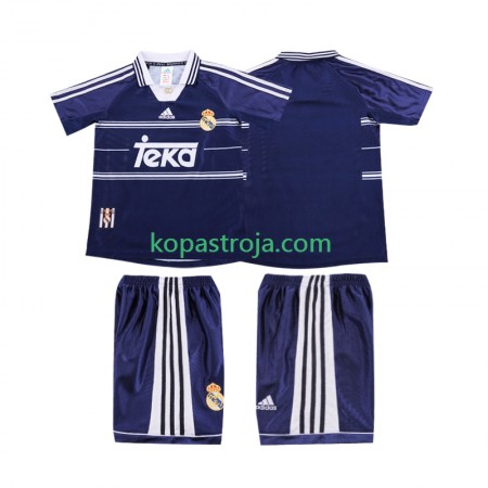 Billiga Fotbollströjor Real Madrid 1999 Retro Barn Borta tröja 1998 Kortärmad